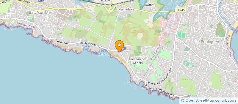 localisation de l'entreprise ELYMAS  BATZ-SUR-MER