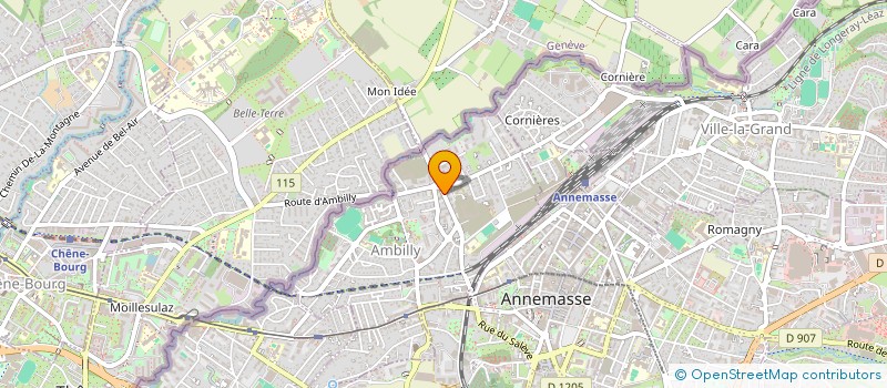 localisation de l'entreprise ELYMIE  AMBILLY