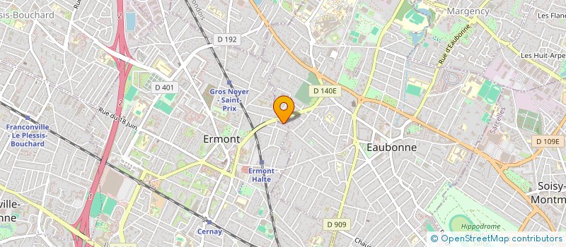 localisation de l'entreprise ELYMMO à EAUBONNE