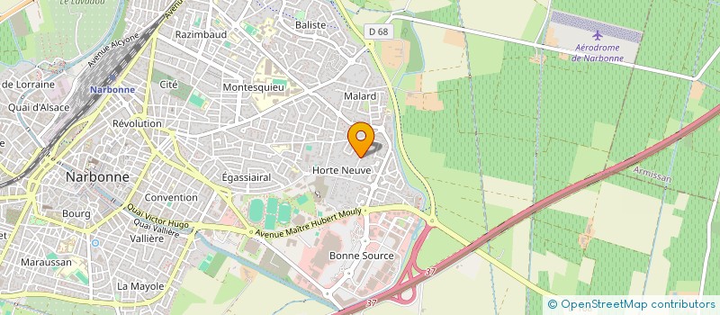 localisation de l'entreprise ELYN  NARBONNE