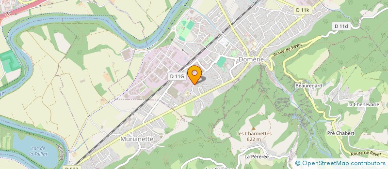 localisation de l'entreprise ELYNDA  DOMENE