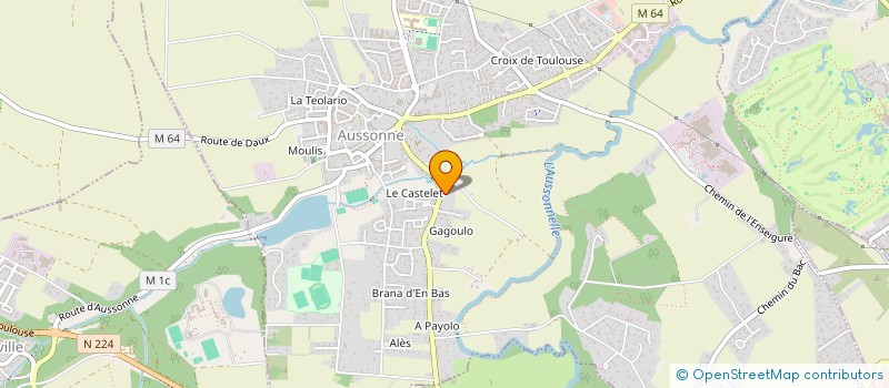 localisation de l'entreprise ELYNE SERVICES à AUSSONNE