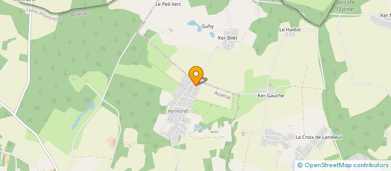 localisation de l'entreprise ELYNELL  ASSERAC