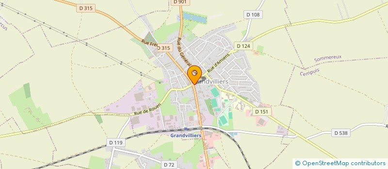 localisation de l'entreprise ELYNEZEA à GRANDVILLIERS