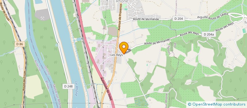 localisation de l'entreprise ELYO  SAULCE-SUR-RHONE