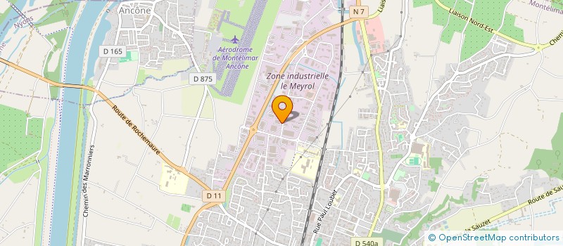 localisation de l'entreprise ELYO  MONTELIMAR