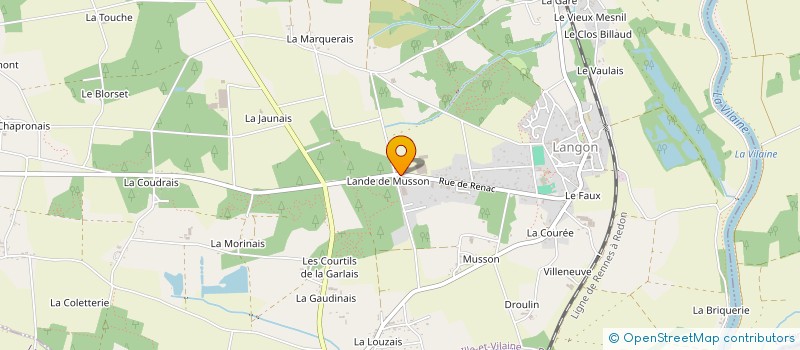 localisation de l'entreprise ELYO  LANGON