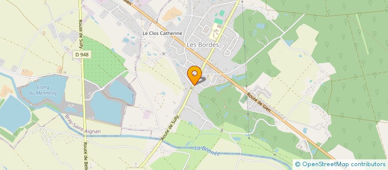 localisation de l'entreprise ELYOC à LES BORDES