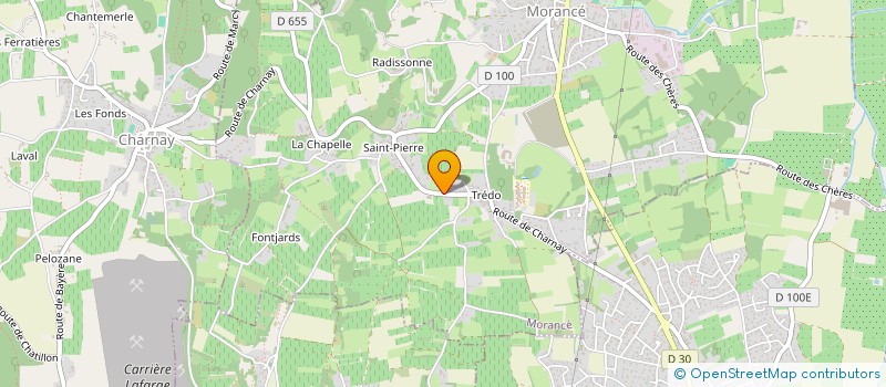 localisation de l'entreprise ELYODIS  MARCY