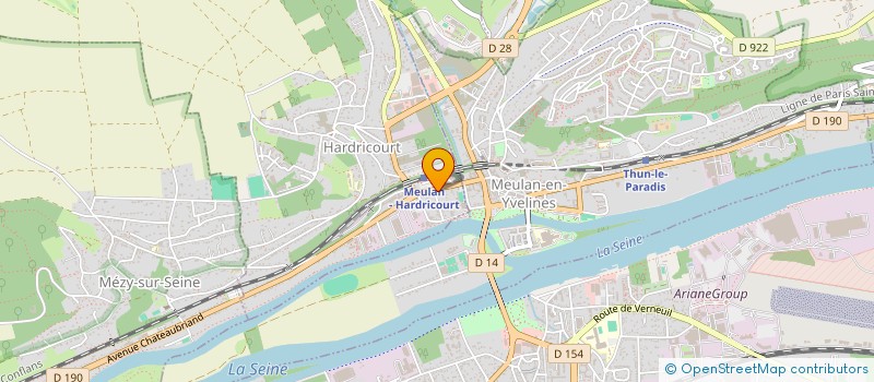 localisation de l'entreprise ELYODIS  HARDRICOURT