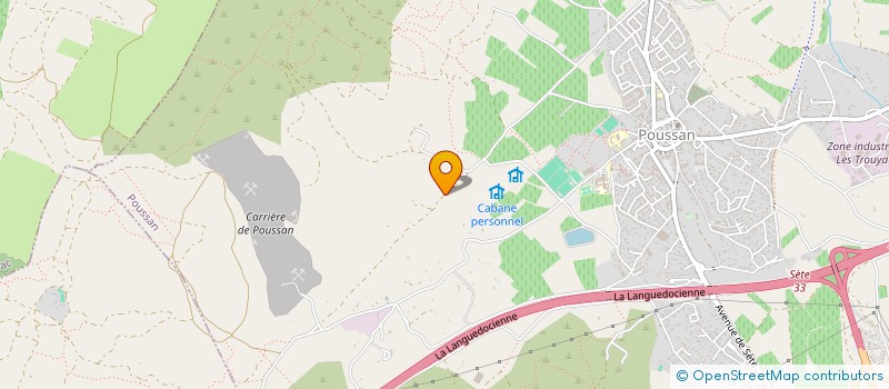 localisation de l'entreprise ELYONA  POUSSAN