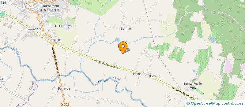 localisation de l'entreprise ELYONA  DURAS