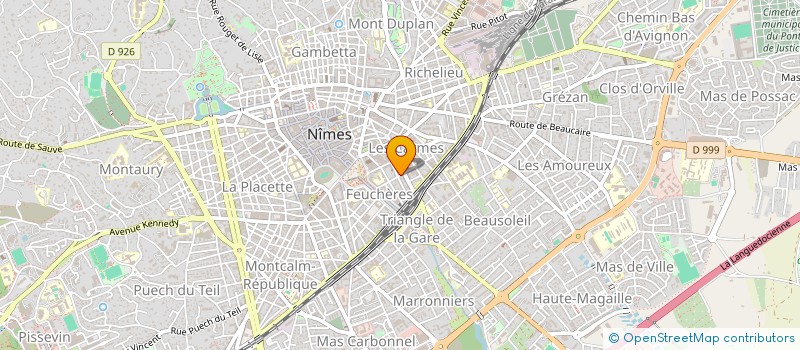 localisation de l'entreprise ELYOR LIBERTY  NIMES