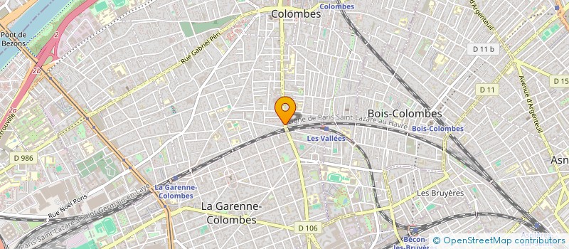 localisation de l'entreprise ELYOS  COLOMBES