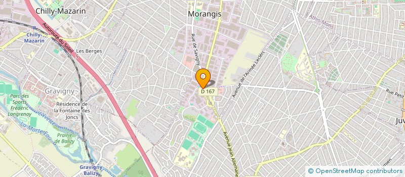 localisation de l'entreprise ELYOS AUTO LOC à MORANGIS