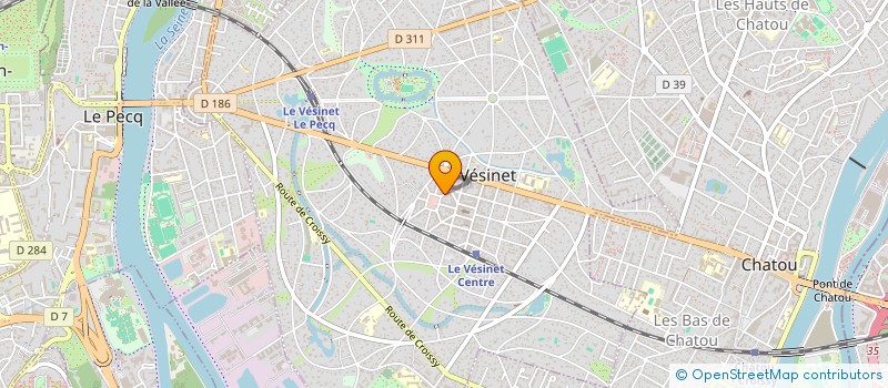 localisation de l'entreprise ELYOS SOFTWARE  LE VESINET