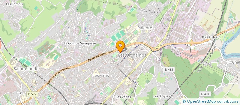 localisation de l'entreprise ELYOU BARBER à BESANCON