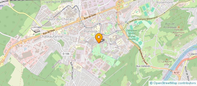 localisation de l'entreprise ELYOU SERVICES  BESANCON