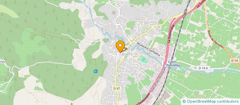 localisation de l'entreprise ELYOUSSFI / RIFAI  CUERS