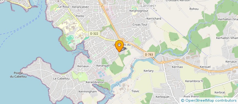 localisation de l'entreprise ELYPCE à CONCARNEAU