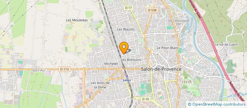 localisation de l'entreprise ELYPSA à SALON-DE-PROVENCE