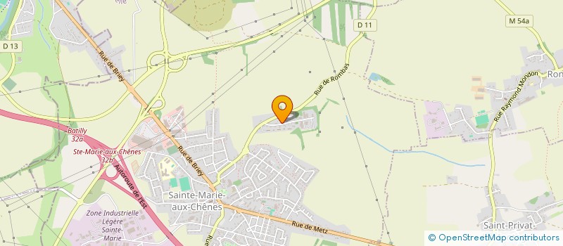 localisation de l'entreprise ELYPSE FRANCE  SAINTE-MARIE-AUX-CHENES