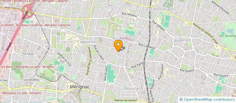 localisation de l'entreprise ELYPSE GROUP  MERIGNAC