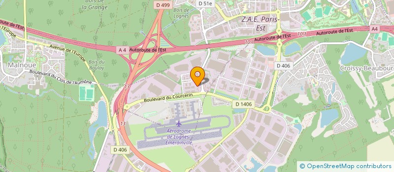 localisation de l'entreprise ELYPSOS CONSEIL à LOGNES