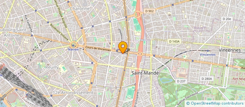 localisation de l'entreprise ELYRON  PARIS