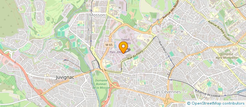 localisation de l'entreprise ELYS 2 à MONTPELLIER