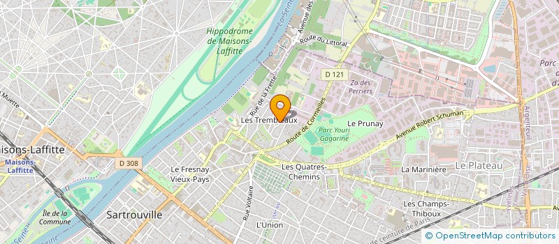 localisation de l'entreprise ELYS  SARTROUVILLE