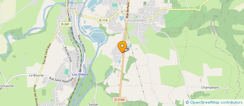 localisation de l'entreprise ELYS AMB à ESTIVAREILLES