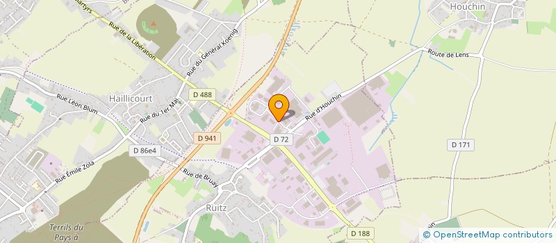 localisation de l'entreprise ELYS ETUDES INDUSTRIELLES  SURY-LE-COMTAL