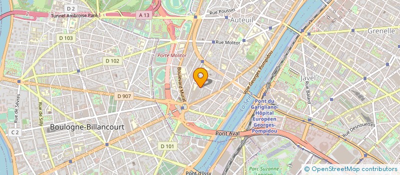 localisation de l'entreprise ELYSA à NEUILLY-SUR-SEINE