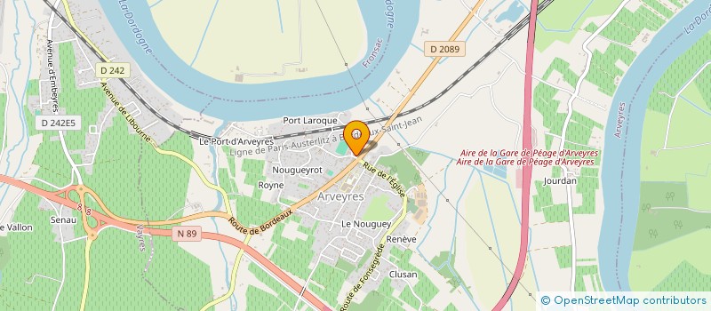 localisation de l'entreprise ELYSA PAIE à LIBOURNE