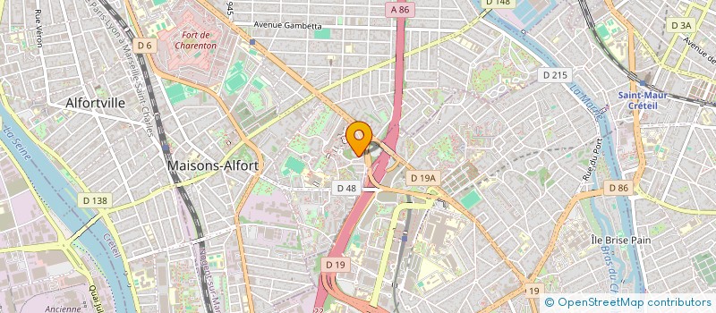 localisation de l'entreprise ELYSAD  MAISONS-ALFORT