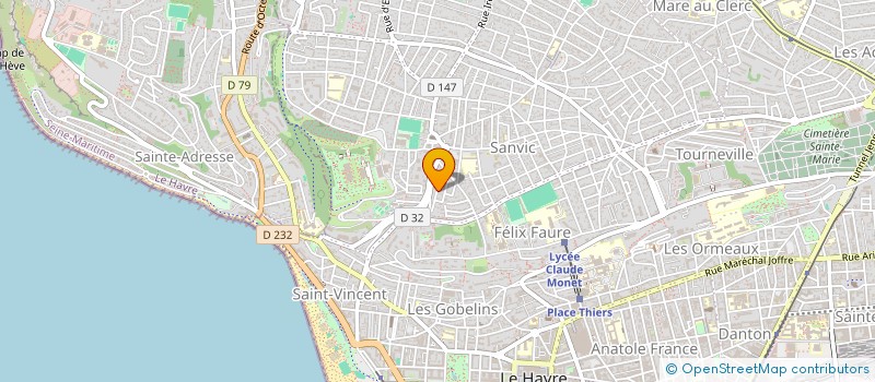 localisation de l'entreprise ELYSANA  LE HAVRE