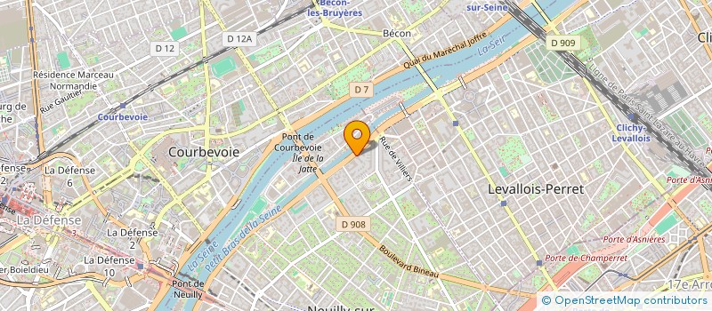 localisation de l'entreprise ELYSAVEURS à NEUILLY-SUR-SEINE