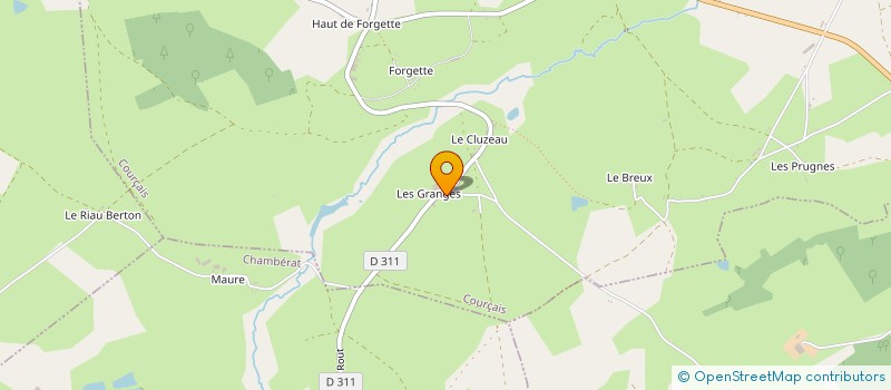 localisation de l'entreprise ELYSE DANS LES DUNES (EDLD) à COURCAIS