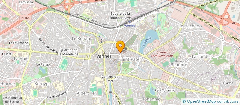 localisation de l'entreprise ELYSE SARL à VANNES