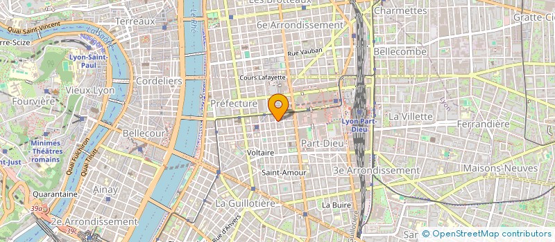 localisation de l'entreprise ELYSE SPV 6  LYON