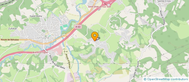 localisation de l'entreprise ELYSEA CAR à URRUGNE