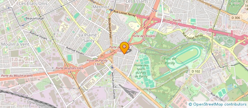 localisation de l'entreprise ELYSEE  VENISSIEUX