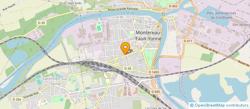localisation de l'entreprise ELYSEE à MONTEREAU-FAULT-YONNE