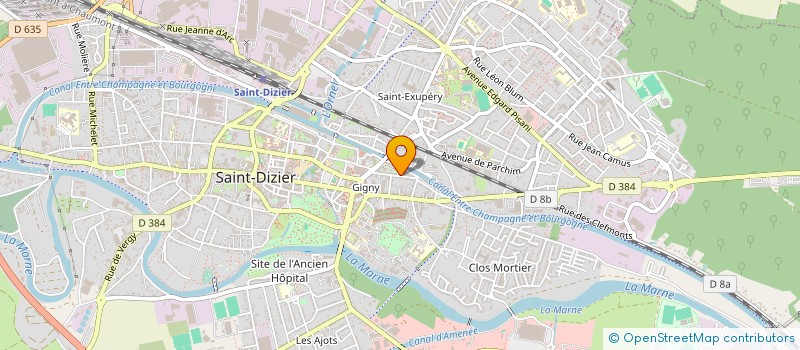 localisation de l'entreprise ELYSEE à SAINT-DIZIER
