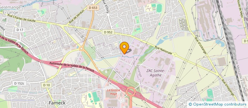 localisation de l'entreprise ELYSEE  FLORANGE