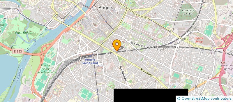 localisation de l'entreprise ELYSEE à ANGERS