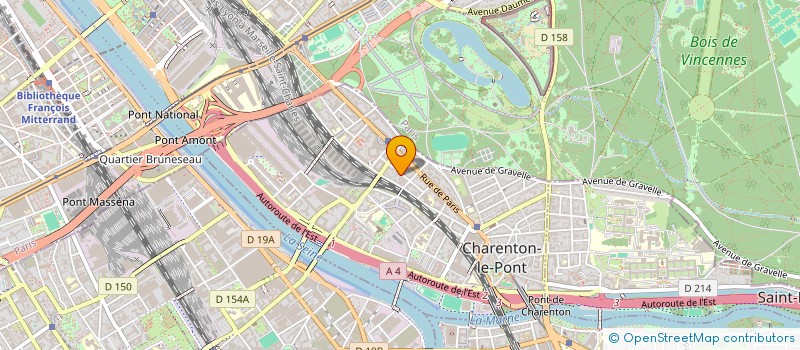 localisation de l'entreprise ELYSEE-AUTOCARS  CHARENTON-LE-PONT