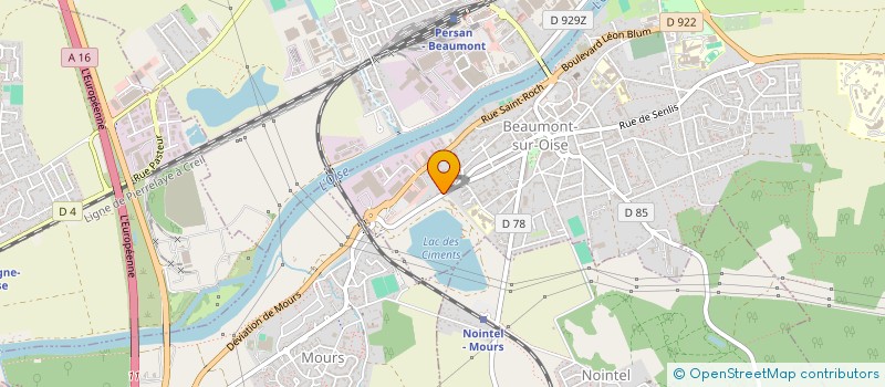 localisation de l'entreprise ELYSEE CLUB  MOURS