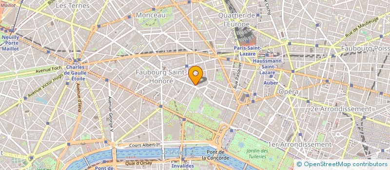 localisation de l'entreprise ELYSEE CLUB  PARIS